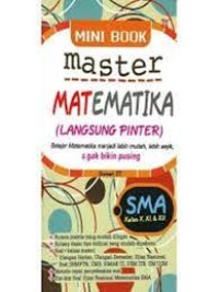Image of Mini Book Master Matematika langsung pinter