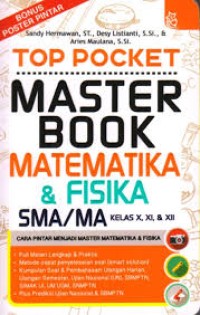 Image of Top Pocket Master Book Matematika & Fisika SMA/MA Kelas X,XI, XII